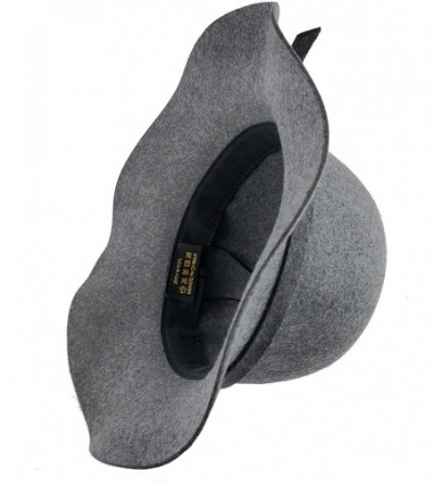 Sun Hats Cloche Hats for Women 100% Wool Fedora Bucket Bowler Hat 1920s Vintage Kentucky Derby Church Party Hats - CU194HXKOWI