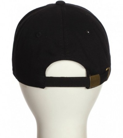 Baseball Caps Custom Hat A to Z Initial Letters Classic Baseball Cap- Black Hat White Black - Letter J - CK18NH8H40M