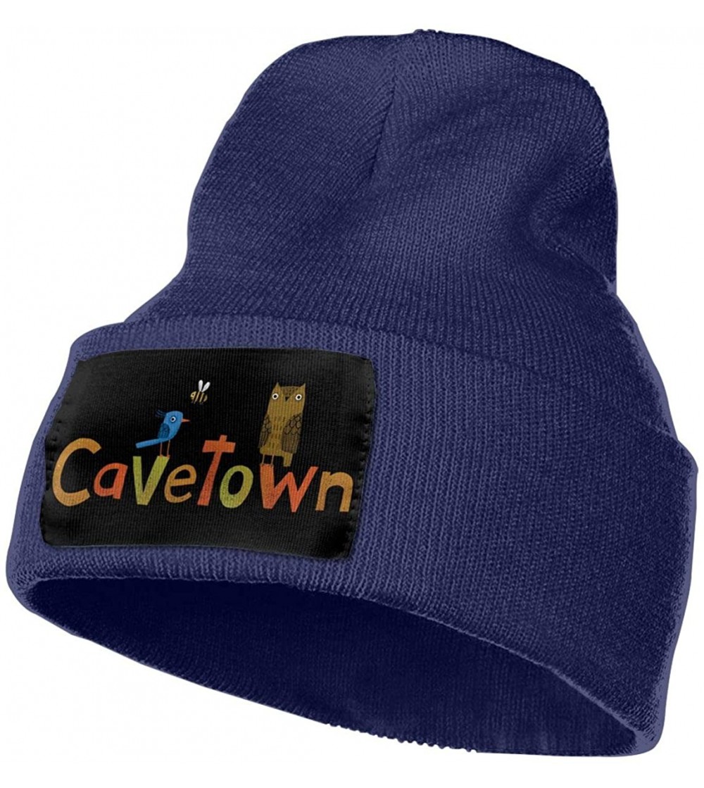 Skullies & Beanies Cavetown Hat Cool Custom Street Hip-hop Knitted Hat Soft Comfortable Cap - Navy - C218A0ZED7E