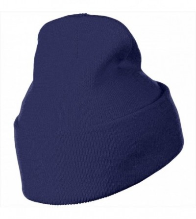 Skullies & Beanies Cavetown Hat Cool Custom Street Hip-hop Knitted Hat Soft Comfortable Cap - Navy - C218A0ZED7E