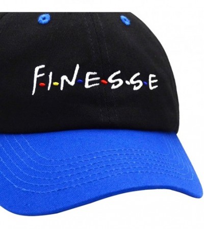 Baseball Caps Dad Hat Finesse Friends Letters Embroidered Baseball Cap Adjustable Strapback Unisex - Finesse-black Navy - CF1...