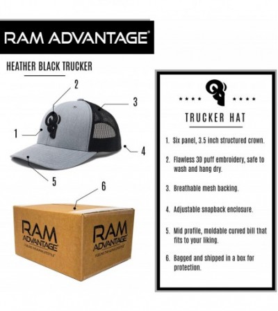 Baseball Caps Trucker Hat - Snapback Two-Tone Mesh Durable Comfortable Fit Premium Quality - Grey / Black - CM18WRE9LE4