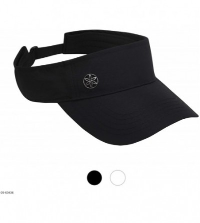 Baseball Caps Gaiam Visor Hat Women Men - Black - C4197HEL8CC