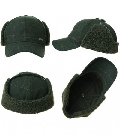 Skullies & Beanies Wool/Cotton/Washed Baseball Cap Earflap Elmer Fudd Hat All Season Fashion Unisex 56-61CM - 99726_armygreen...