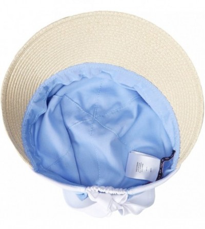 Sun Hats Women's Evi - Light Blue/White - CY186L44MWH