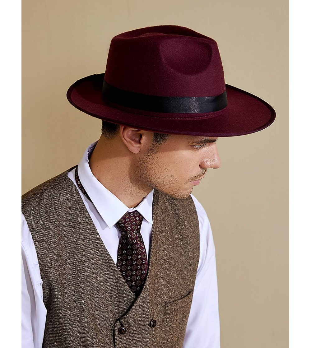 1920s Gatsby Panama Fedora Hat Cap For Men Gatsby Hat For Men 1920s