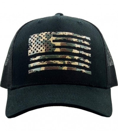 Baseball Caps Tactical Operator Collection with USA Flag Patch US Army Military Cap Fashion Trucker Twill Mesh - CL18WMD5HZQ