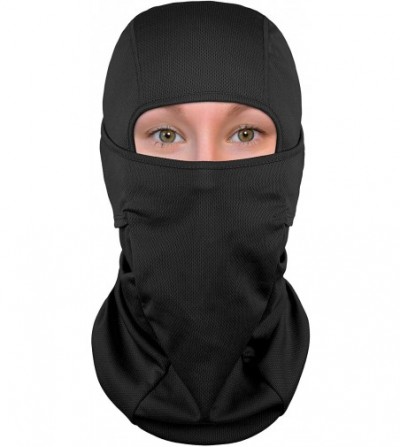 Balaclavas Balaclava Face Mask Ultimate Protection Neck Gaiter Bandana (Standard/Nordic/Arctic) - Standard- 1-pack Black - CN...