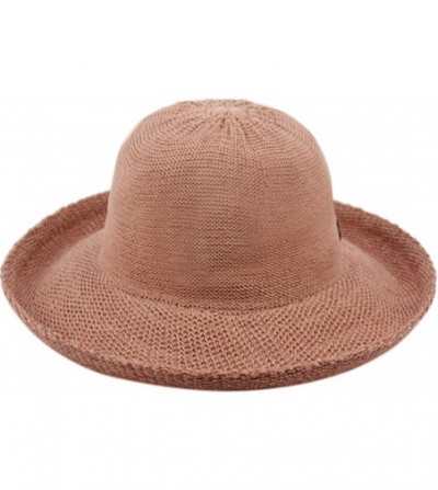 Sun Hats Women's Victoria Straw Hat cl2686 - Indi Pink - CF183KY3OYC