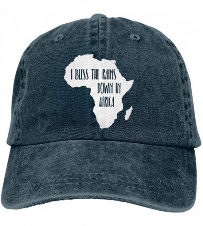 Baseball Caps I Bless The Rains Down in Africa Unisex Baseball Hat Cowboy Cap Sun Hats Trucker Hats - One Size - navy - CI18S...