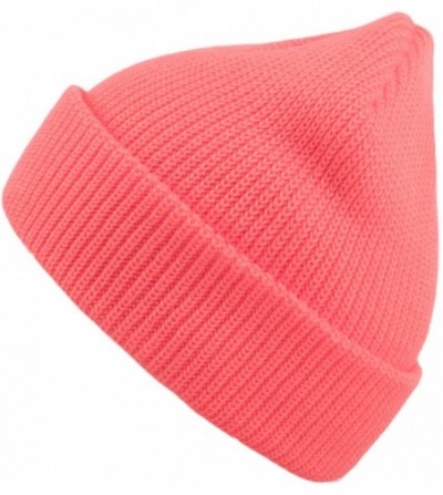 Skullies & Beanies Beanie for Women and Men Unisex Warm Winter Hats Acrylic Knit Cuff Skull Cap Daily Beanie Hat - Magenta - ...