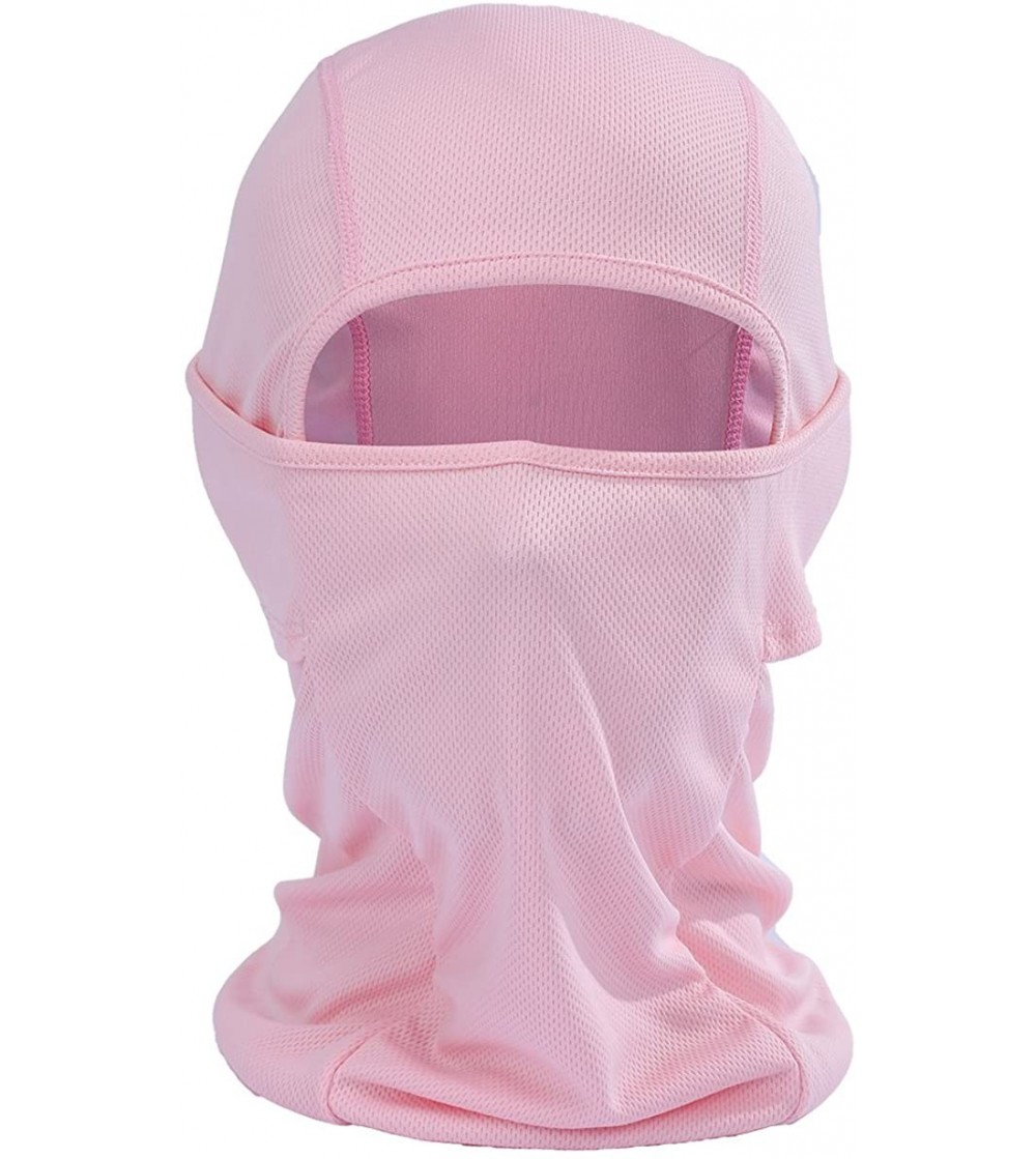 Balaclavas Balaclava Ski Mask - Face Cover for Cold Weather - Pink - CZ12N6BH843