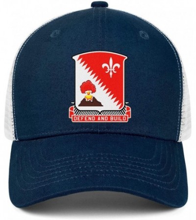 Baseball Caps Men USA 34th Red Bull Infantry Division Grid Baseball Caps with ANG More Outdoor Activities - C7194CN57M2