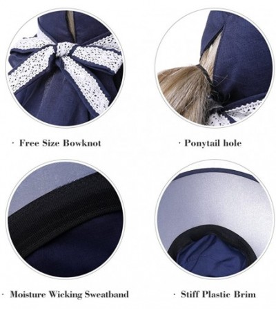 Sun Hats UV Protection Sun Hats Packable Summer Hat Women w/Ponytail Chin Strap 55-61CM - 99001_beige - CJ18DQSSEK0