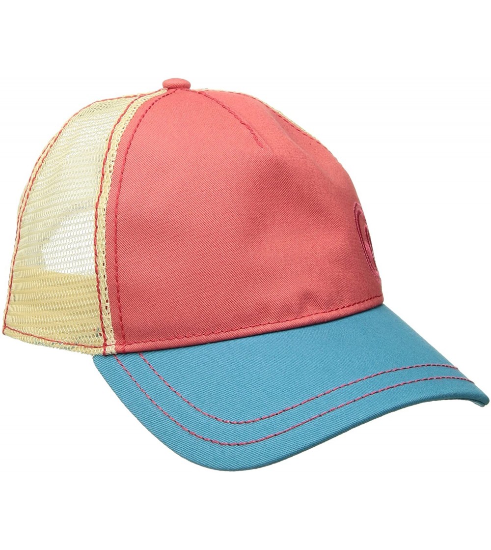 Baseball Caps Women's Buttercup Trucker Hat - Coral - CX12FTKBAP5