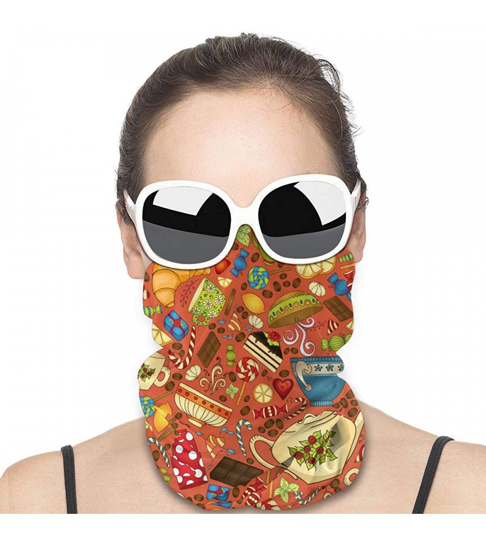 Balaclavas Personalized Face Covering Balaclava-Headband Neck Gaiter- Seamless Face Cover Bandanas for Woman - Style 14 - CS1...