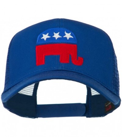 e4Hats com Republican Elephant Embroidered Mesh