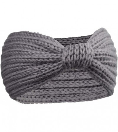 Cold Weather Headbands Crochet Turban Headband for Women Warm Bulky Crocheted Headwrap - Zb 4 Pack Crochet Knot - CI18KOW7Y6G