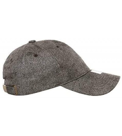 Sun Hats Classic Faux Leather Suede Adjustable Plain Baseball Cap - 1 Marled Grey - CH12NH917HI