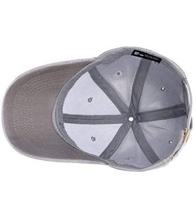 Sun Hats Classic Faux Leather Suede Adjustable Plain Baseball Cap - 1 Marled Grey - CH12NH917HI