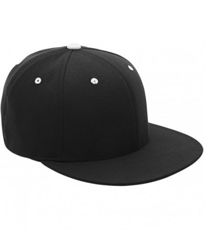 Baseball Caps Pro Performance Contrast Eyelets Cap (ATB101) - Black / White - CY11UCU0QBN