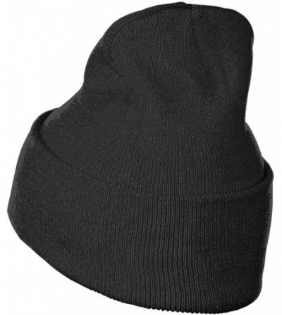 Skullies & Beanies Mens & Womens Slipknot Logo Skull Beanie Hats Winter Knitted Caps Soft Warm Ski Hat Navy - Black - CA18NHY...