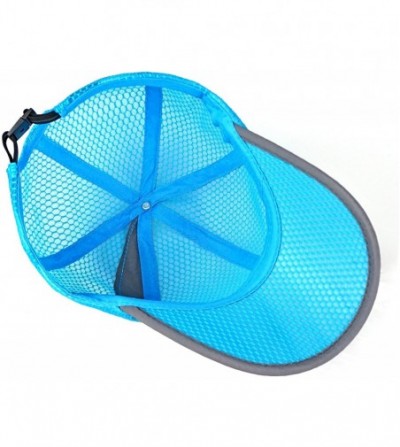 Baseball Caps Lightweight Breathable Outdoor Baseball Fishing - Blue - CH18DYZZ3OI