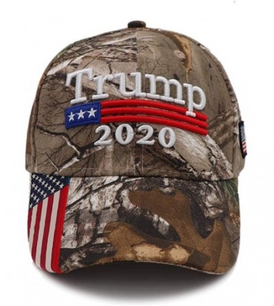 Baseball Caps Donald Trump Hat 2020 Keep America Great KAG MAGA with USA Flag 3D Embroidery Hat - T-black - CZ18SRA0U33