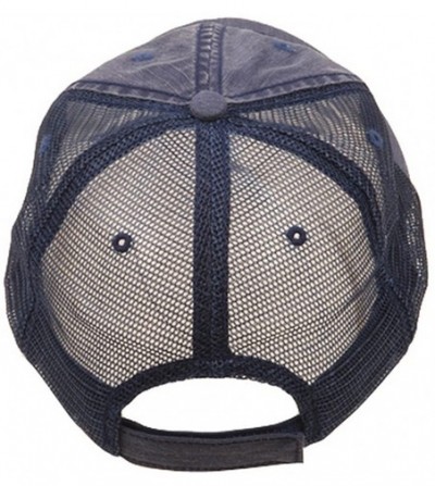 Baseball Caps MG Low Profile Special Cotton Mesh Cap - Midnight - CZ12ER89FFD