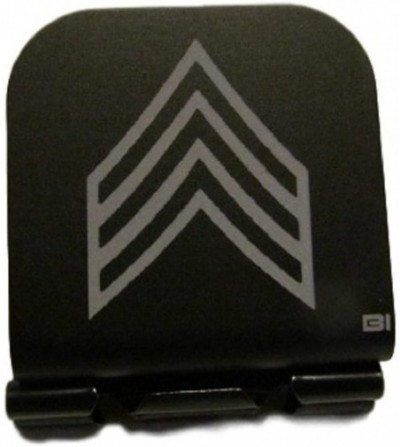 Baseball Caps US Army Sergeant Stripes Laser Etched Hat Clip Black - CJ17YK840MR