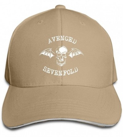 Baseball Caps Avenged Sevenfold Hip Hop Baseball Cap Golf Trucker Baseball Cap Adjustable Peaked Sandwich Hat Black - Natural...