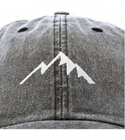 Baseball Caps Outdoor Cap Mountain Dad Hat Womens Mens Hiking Vintage Cotton - Black - CW18SKAKH5U