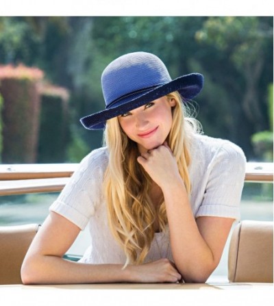 Sun Hats Women's Victoria Two-Toned Sun Hat - UPF 50+- Packable- Adjustable- Modern Style- Designed in Australia - CJ115S7NMS9