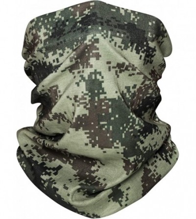 Balaclavas Bandana Cloth Face Mask Washable Face Covering Neck Gaiter Dust Mask - Grayish Green - CY198RMYDI2