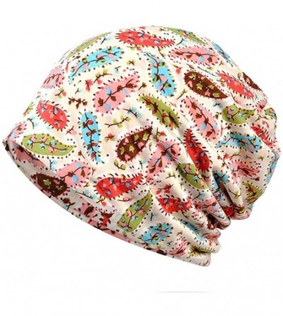 Skullies & Beanies Chemo Cancer Sleep Scarf Hat Cap Cotton Beanie Lace Flower Printed Hair Cover Wrap Turban Headwear - CN196...
