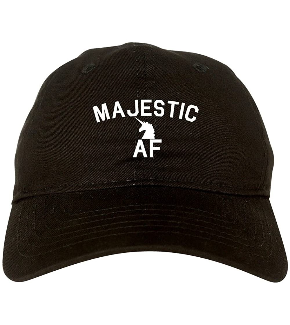 Baseball Caps Majestic AF Unicorn Magical Dad Hat Baseball Cap - Black - C918CA3N3KK