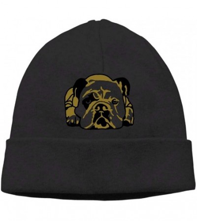 Skullies & Beanies Beanie Hat Skull Hats Winter Elastic English Bulldog Unisex - Black - CH18IU4XKQ4
