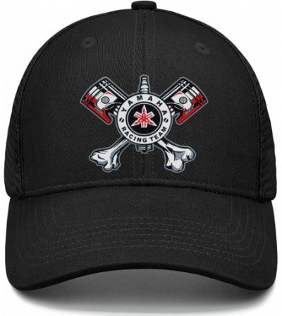 Baseball Caps Cotton Trucker Cap Motorcycle- Snapback Classic Mesh Hats - Black-61 - C118UMITCH8