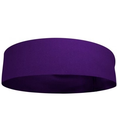 Headbands WICKING HEADBAND Sweatband - Purple - CQ11KRYU38Z