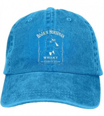 Baseball Caps BoJack-Horseman-Whiskey Unisex Baseball Cap Funny Travel Cowboy Hat - Blue - CO18Y8TZEYD