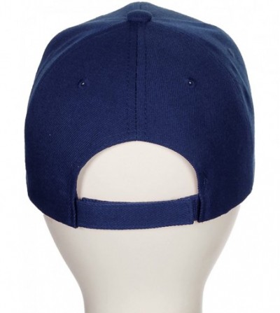 Baseball Caps Classic Baseball Hat Custom A to Z Initial Team Letter- Navy Cap White Black - Letter a - C818IDT0RQT