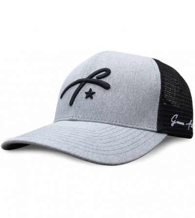 Baseball Caps Trucker Hat for Men or Women- Many Cool Designs - Grey With Gf Logo - CU18TESLL2O