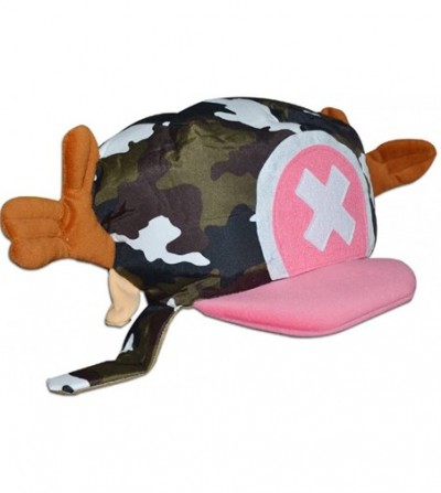 Baseball Caps Adult Anime One Piece Chopper Cosplay Plush Cap Camouflage - C91269CPVX5