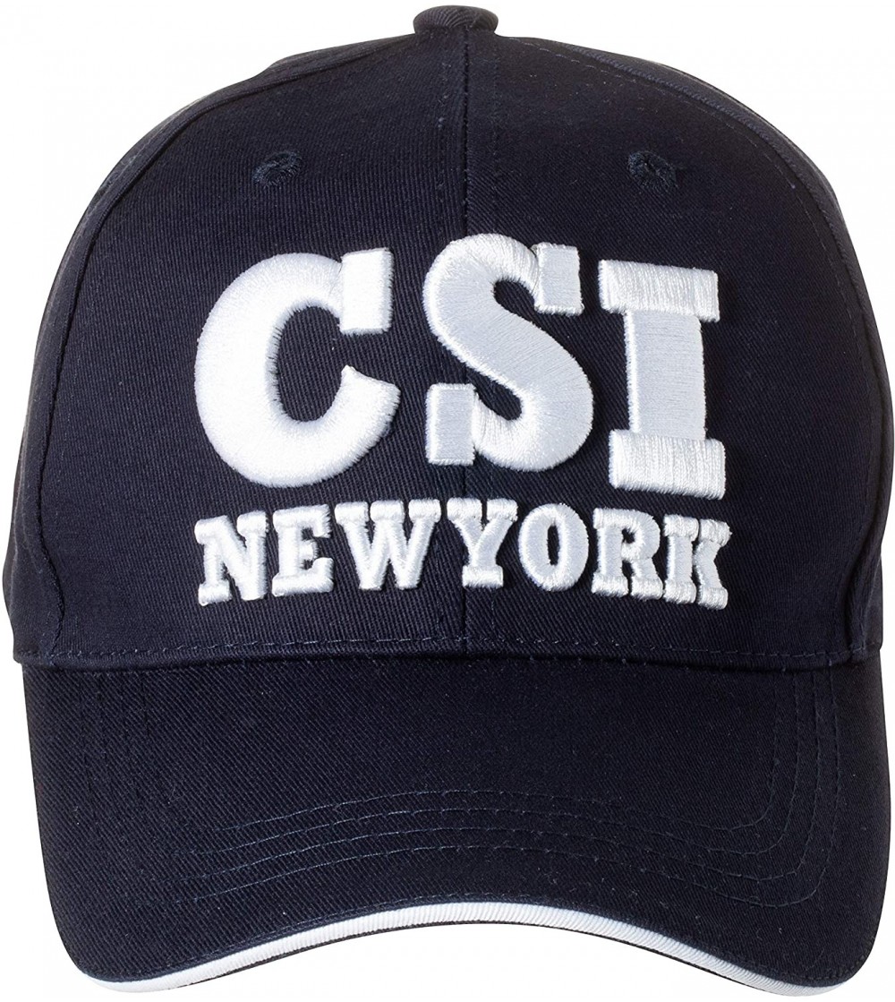 Baseball Caps CSI Crime Scene Investigator Logo Law Enforcement Baseball Cap Hat Navy Blue Officially Licensed by New York Ci...