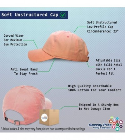 Baseball Caps Soft Baseball Cap Scuba Diving Instructor B Embroidery Dad Hats for Men & Women - Soft Pink - CW18ZG33E93