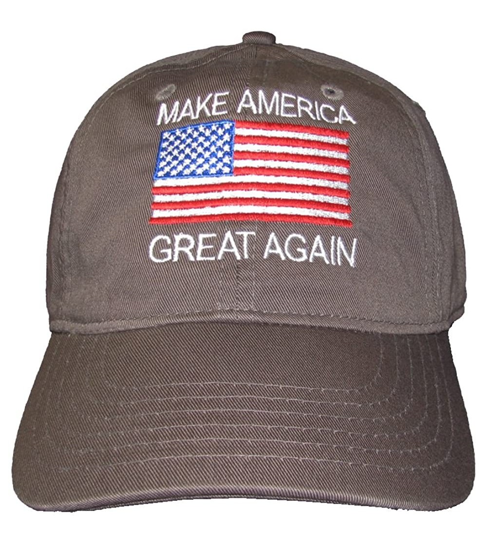 Baseball Caps Donald Trump Make America Great Again Hats - Grey Flag - CJ12EKLGHTJ