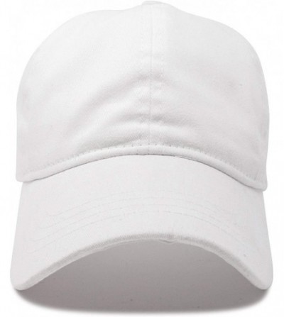 Baseball Caps Ladies Ponytail Cap Womens Half Visor with Adjustable Elastic Band - White - C1119512SMZ