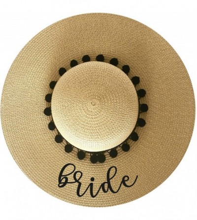 Sun Hats Bride-Floopy-Hat - Natural/Black - CD18EZH0H8L