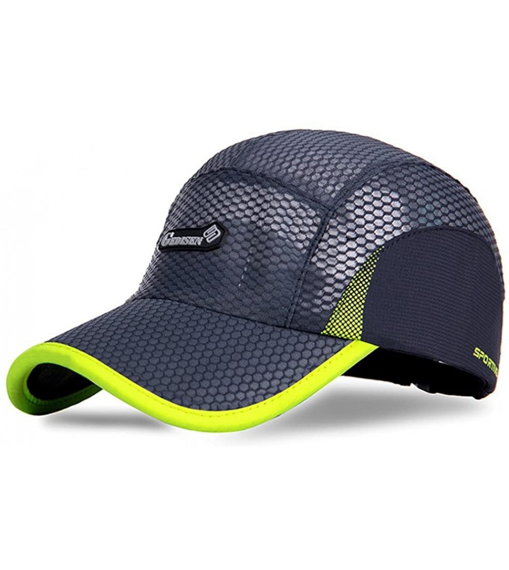 Sun Hats Ultra Cool Summer Breathing Mesh Weight-Light Baseball Cap - 25 Deepblue - C3185QEKA30