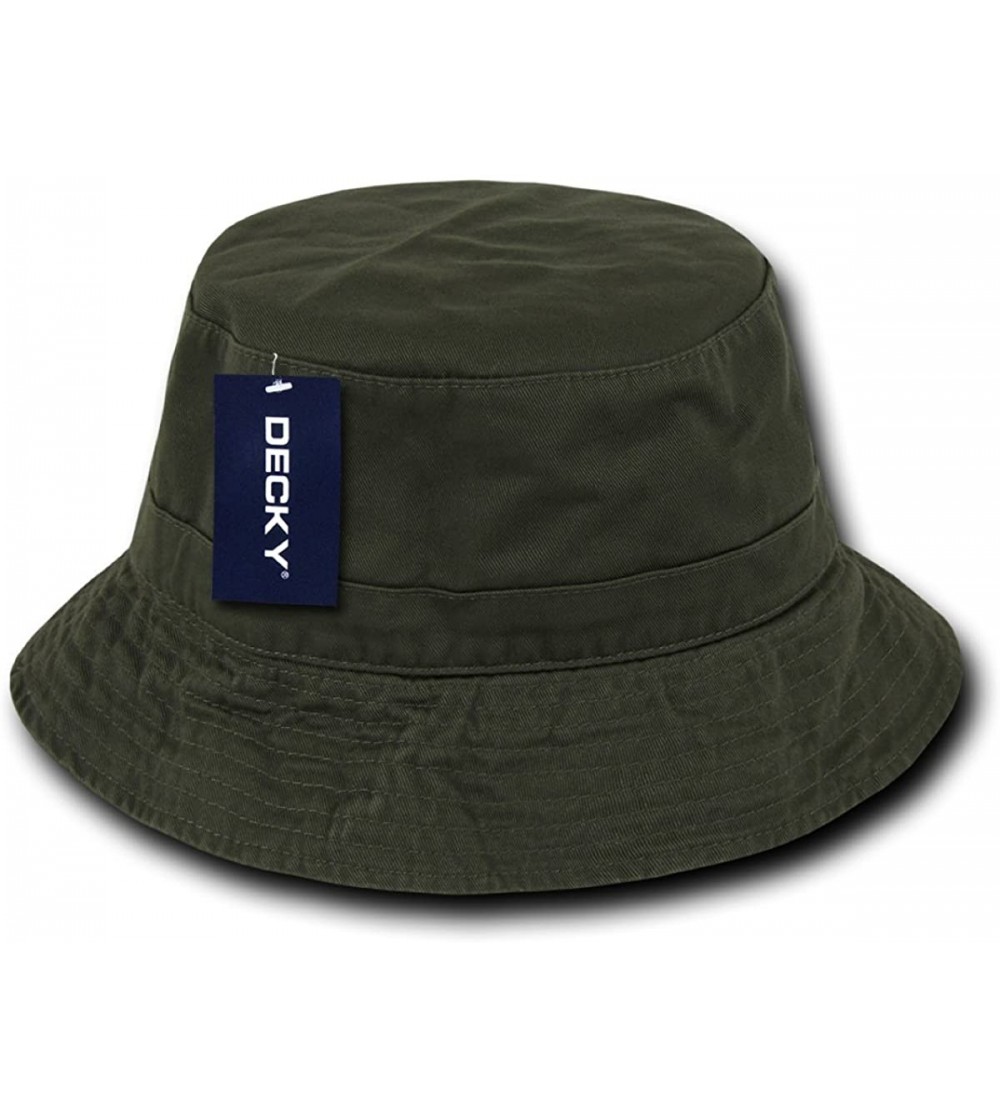 Sun Hats Polo Bucket Hat - Olive - CO11XSVN3IB